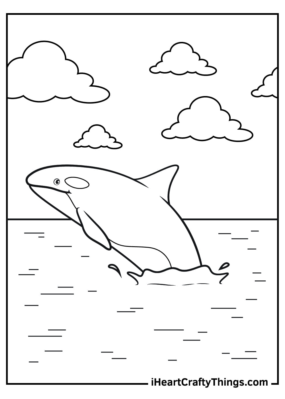 113 Whale Coloring Pages for Kids Printable 30