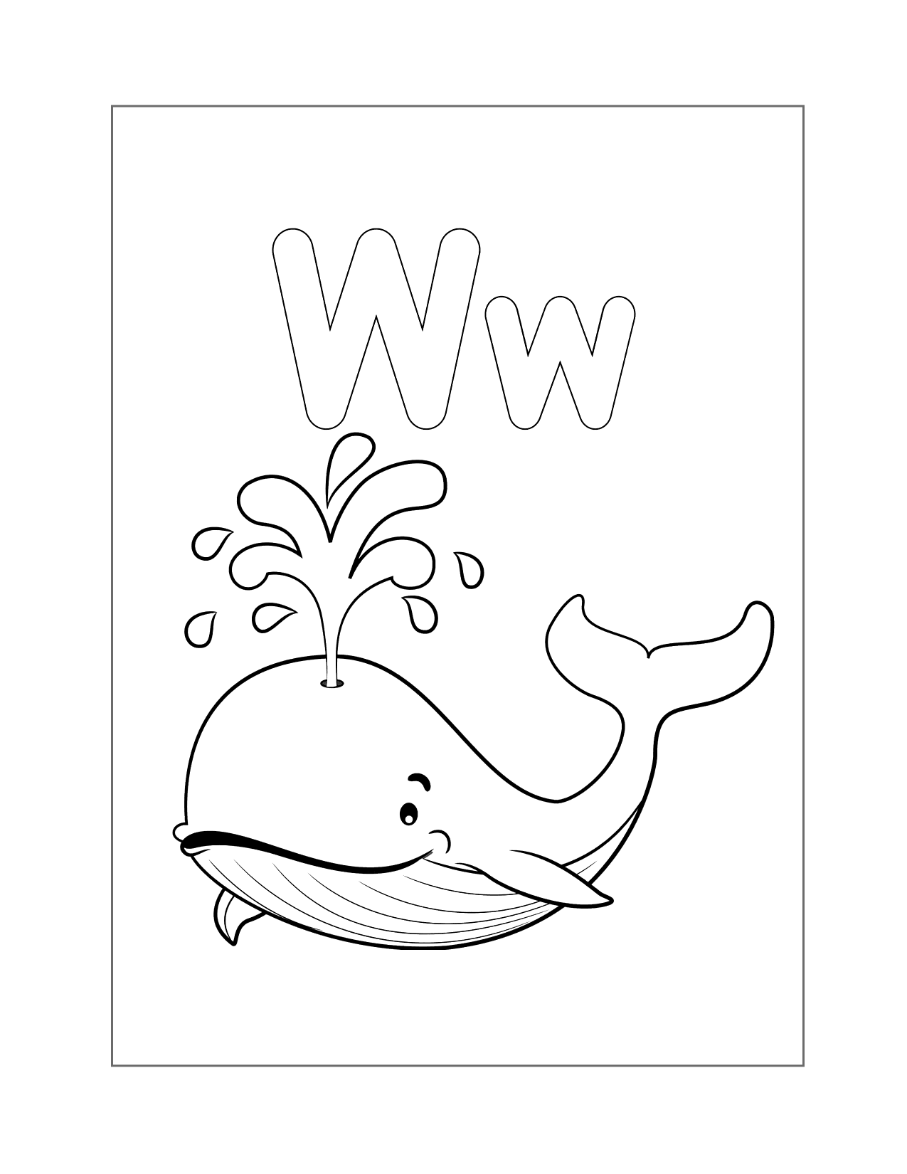 113 Whale Coloring Pages for Kids Printable 53