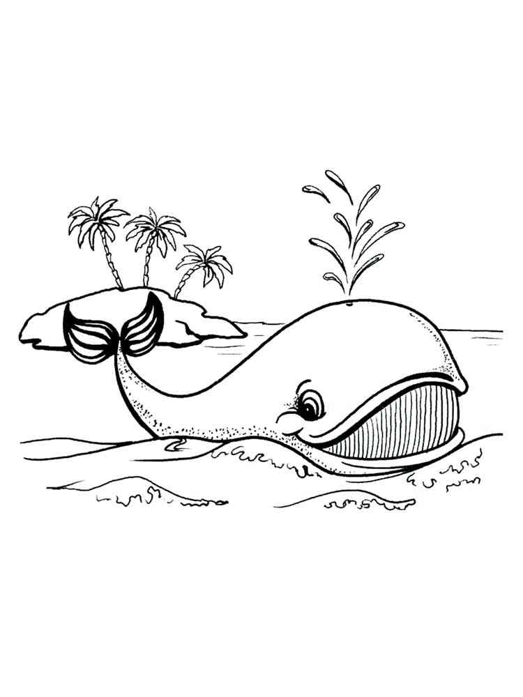 113 Whale Coloring Pages for Kids Printable 64