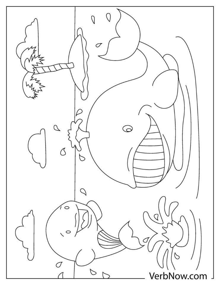 113 Whale Coloring Pages for Kids Printable 68