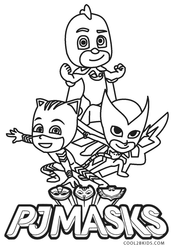 114 PJ Masks Coloring Pages Printable 10