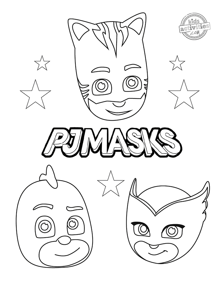 114 PJ Masks Coloring Pages Printable 106