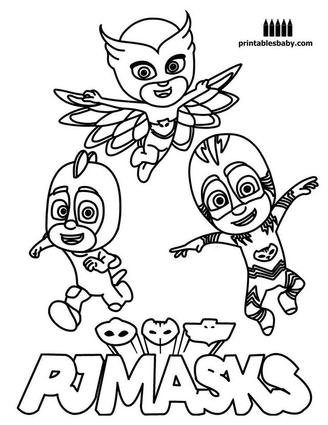 114 PJ Masks Coloring Pages Printable 111