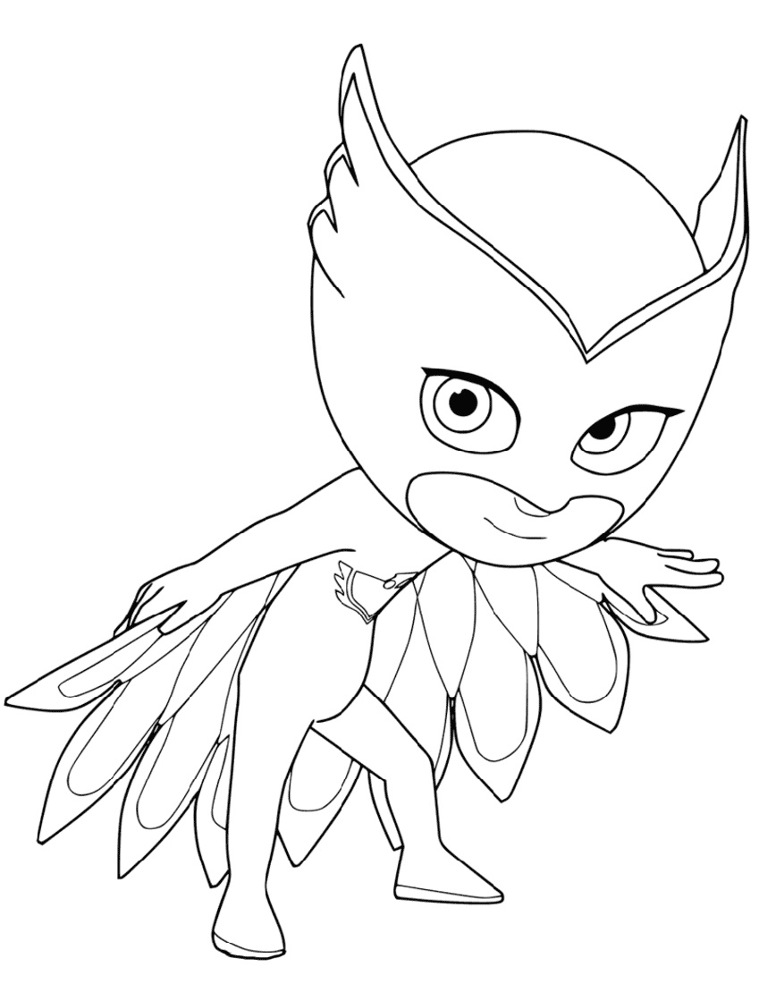 114 PJ Masks Coloring Pages Printable 112