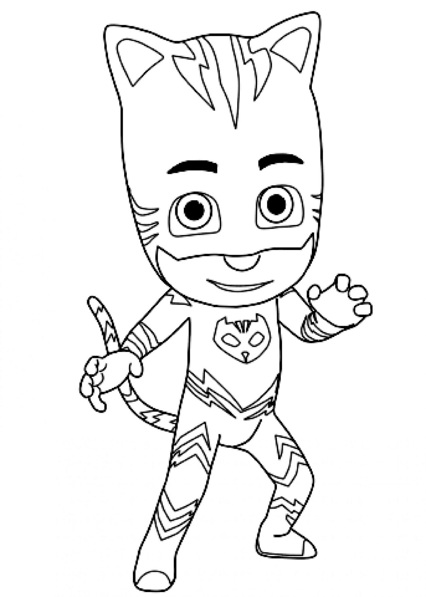 114 PJ Masks Coloring Pages Printable 12