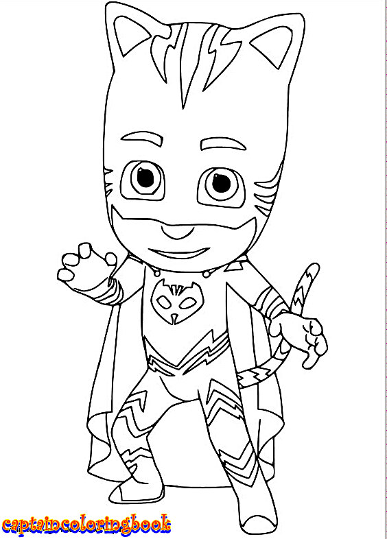 114 PJ Masks Coloring Pages Printable 13