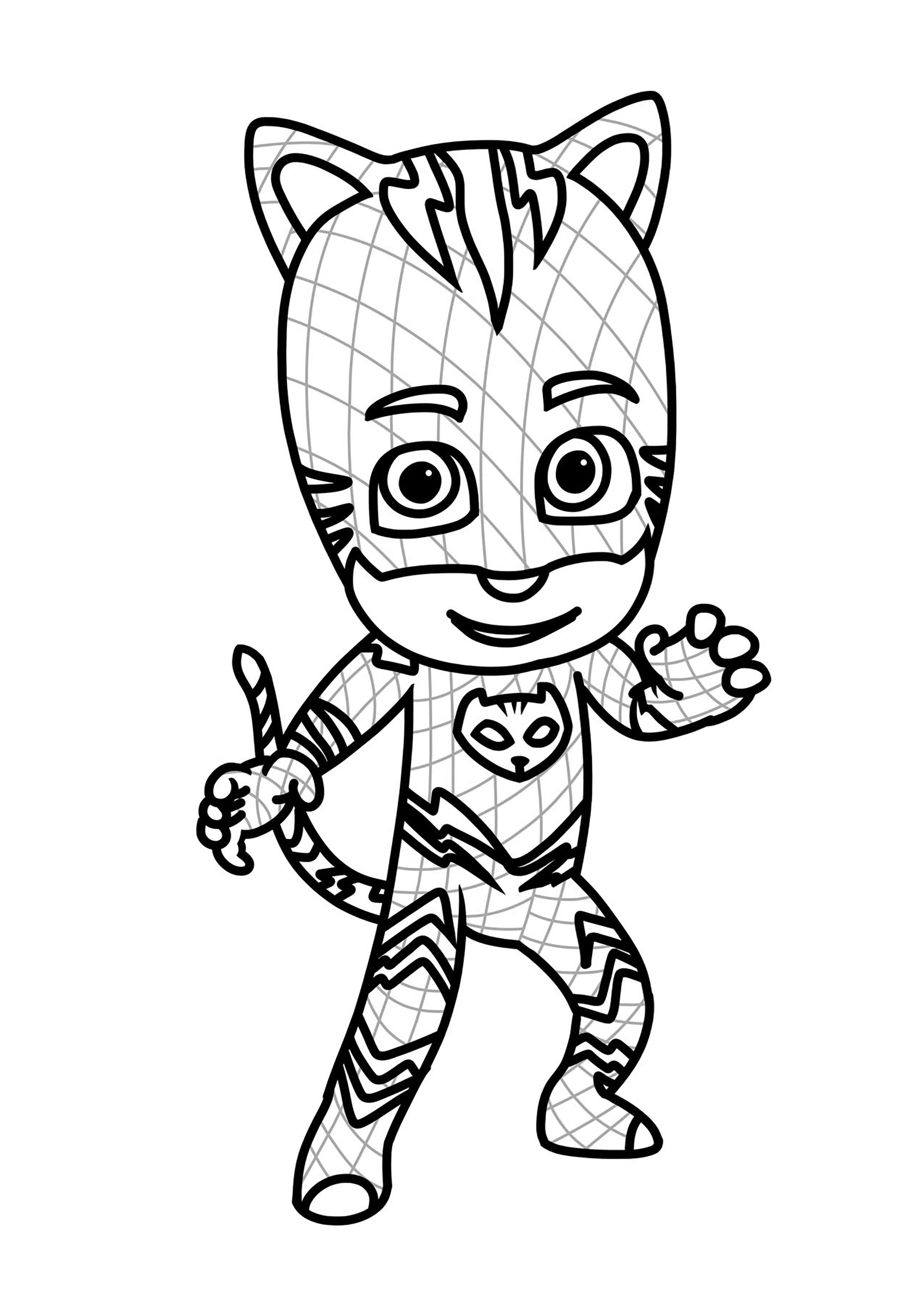 114 PJ Masks Coloring Pages Printable 19