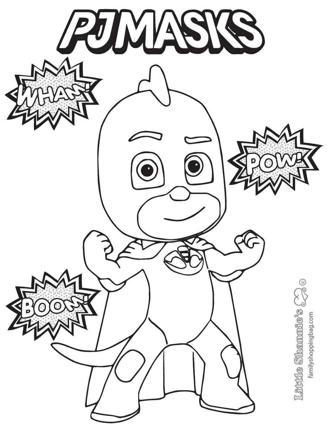 114 PJ Masks Coloring Pages Printable 2