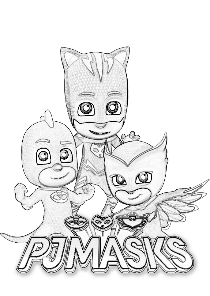 114 PJ Masks Coloring Pages Printable 21