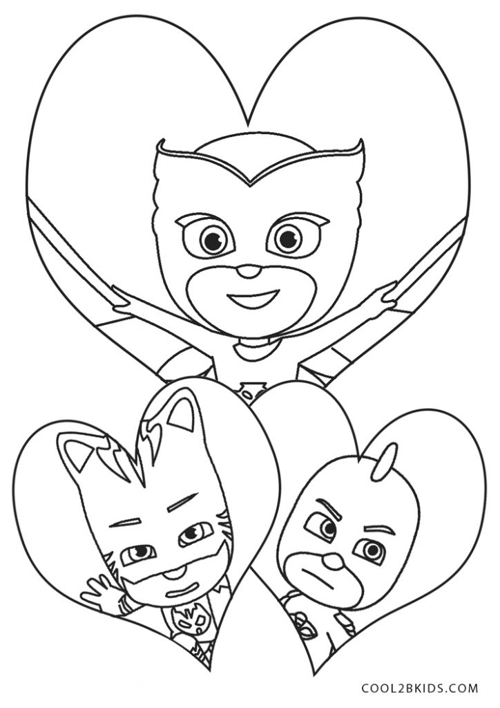 114 PJ Masks Coloring Pages Printable 44