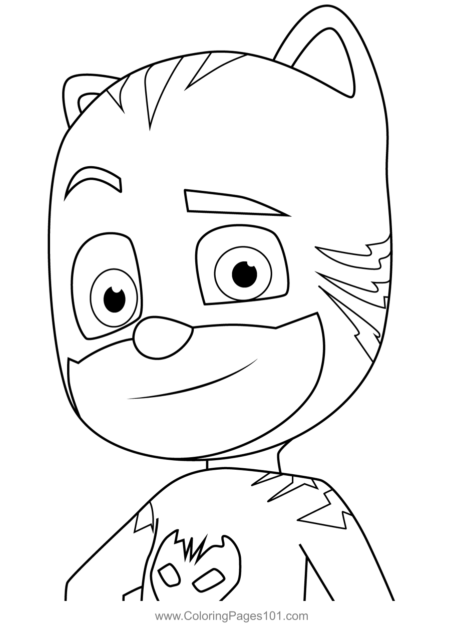 114 PJ Masks Coloring Pages Printable 45