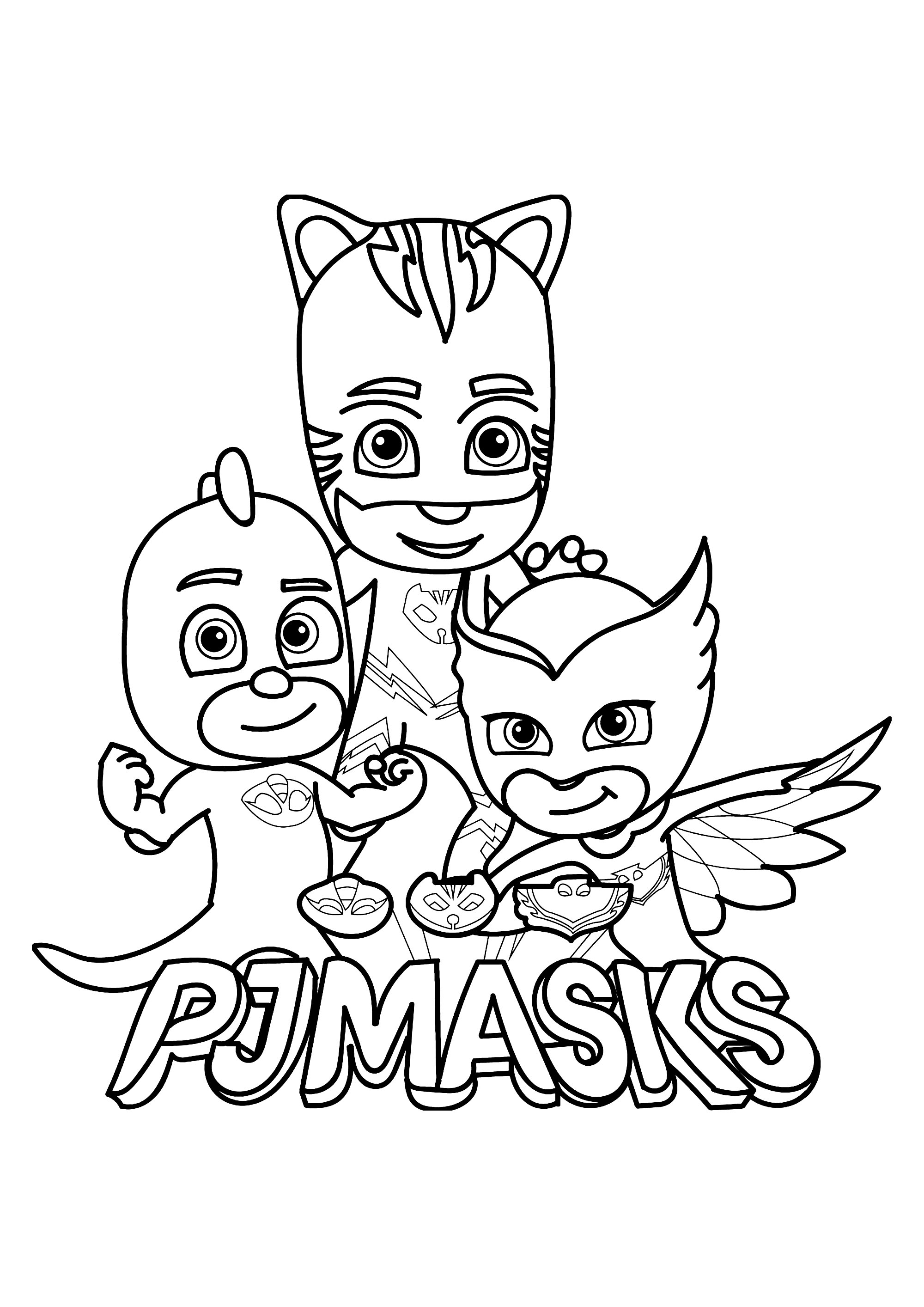 114 PJ Masks Coloring Pages Printable 47