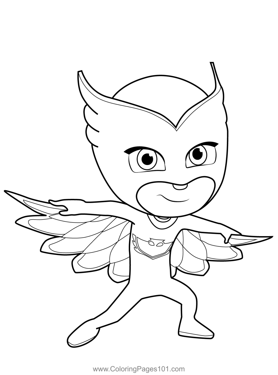 114 PJ Masks Coloring Pages Printable 5