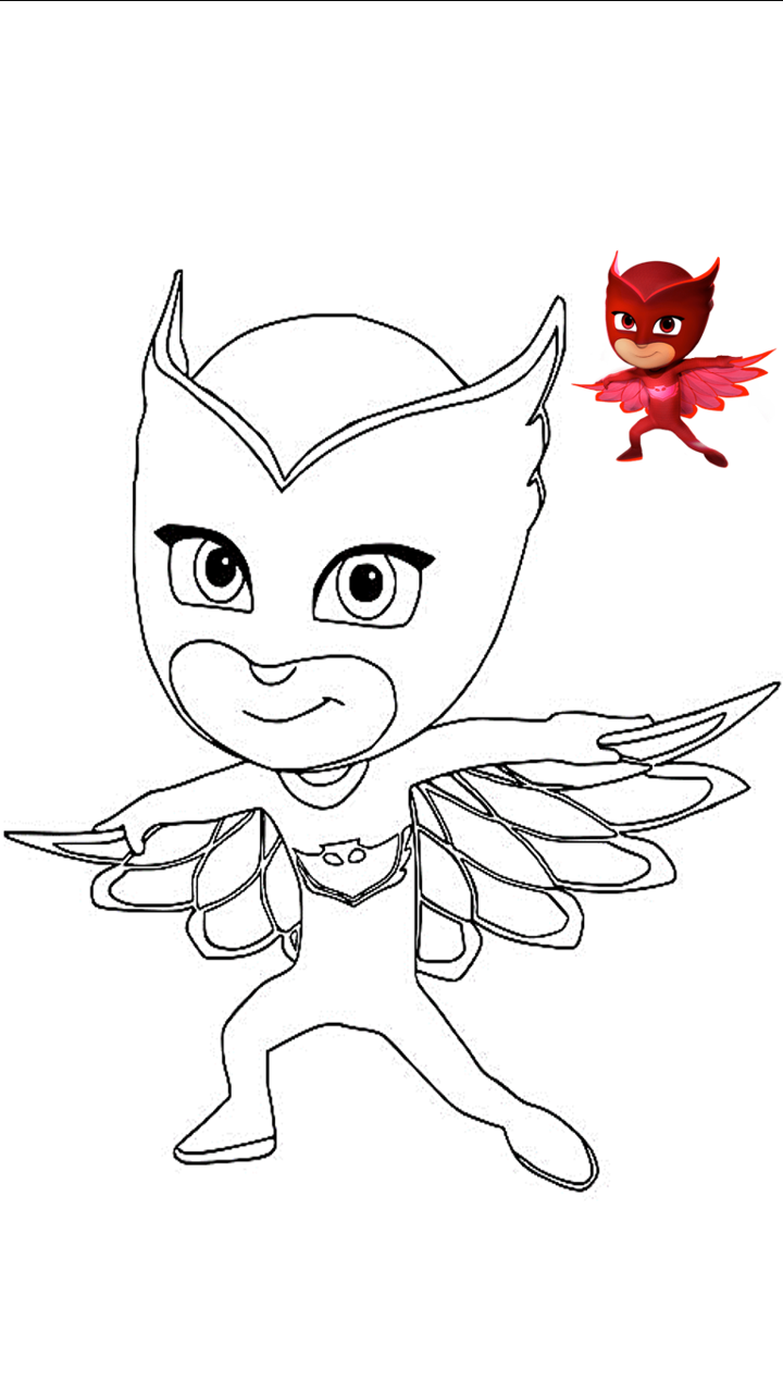 114 PJ Masks Coloring Pages Printable 54