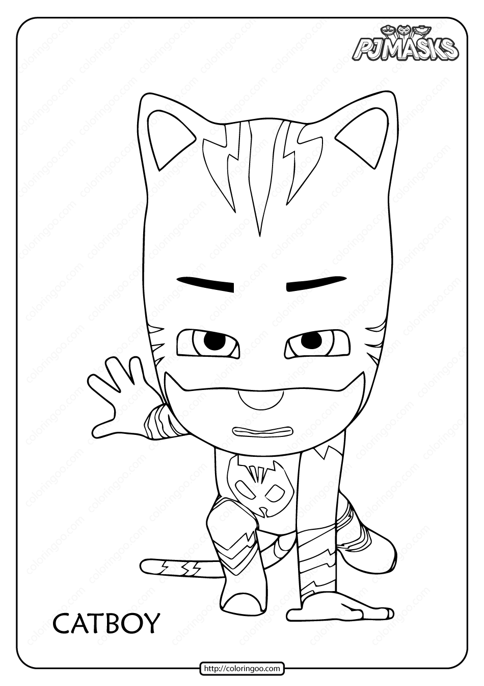 114 PJ Masks Coloring Pages Printable 63