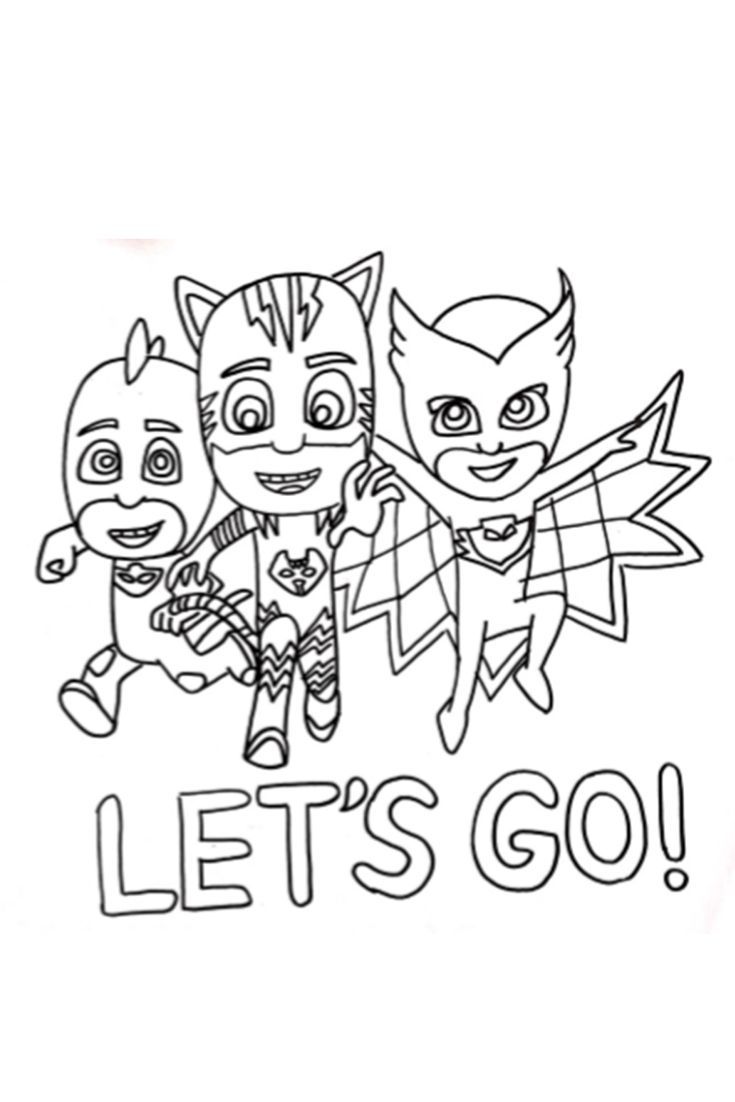 114 PJ Masks Coloring Pages Printable 69