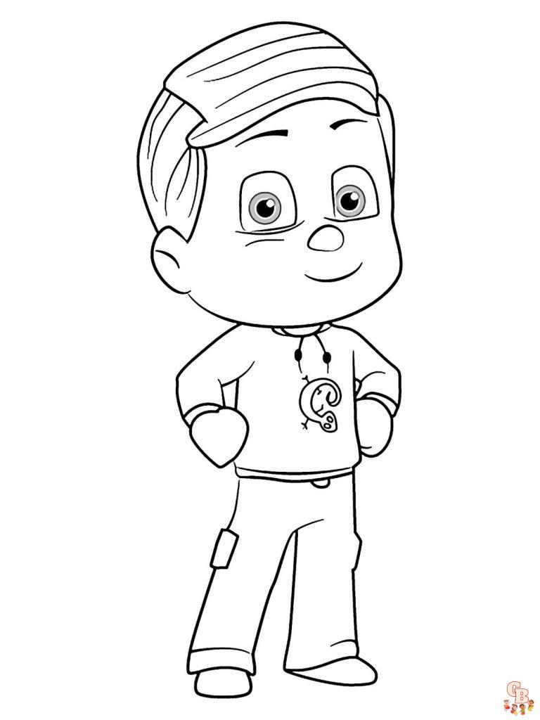 114 PJ Masks Coloring Pages Printable 7