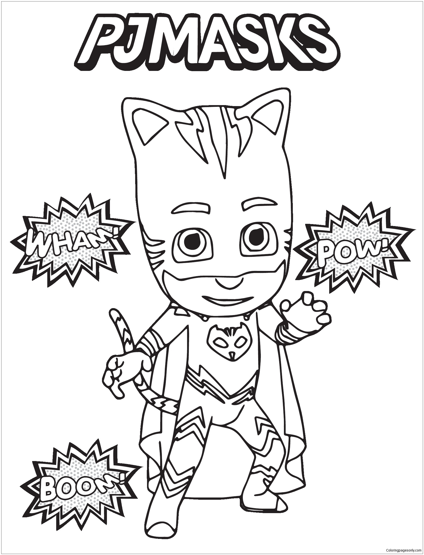 114 PJ Masks Coloring Pages Printable 70