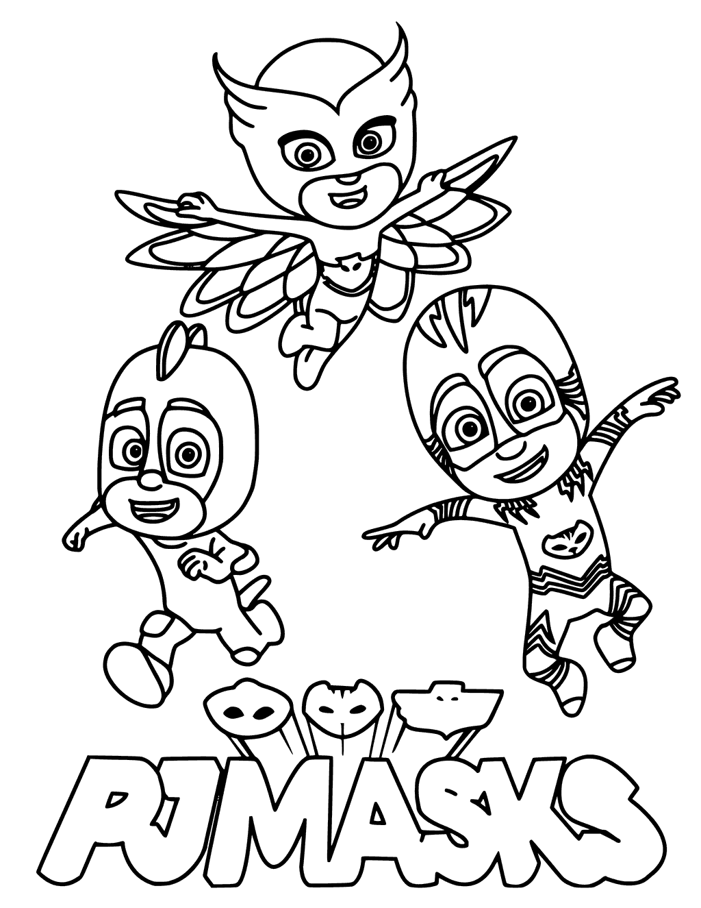 114 PJ Masks Coloring Pages Printable 87