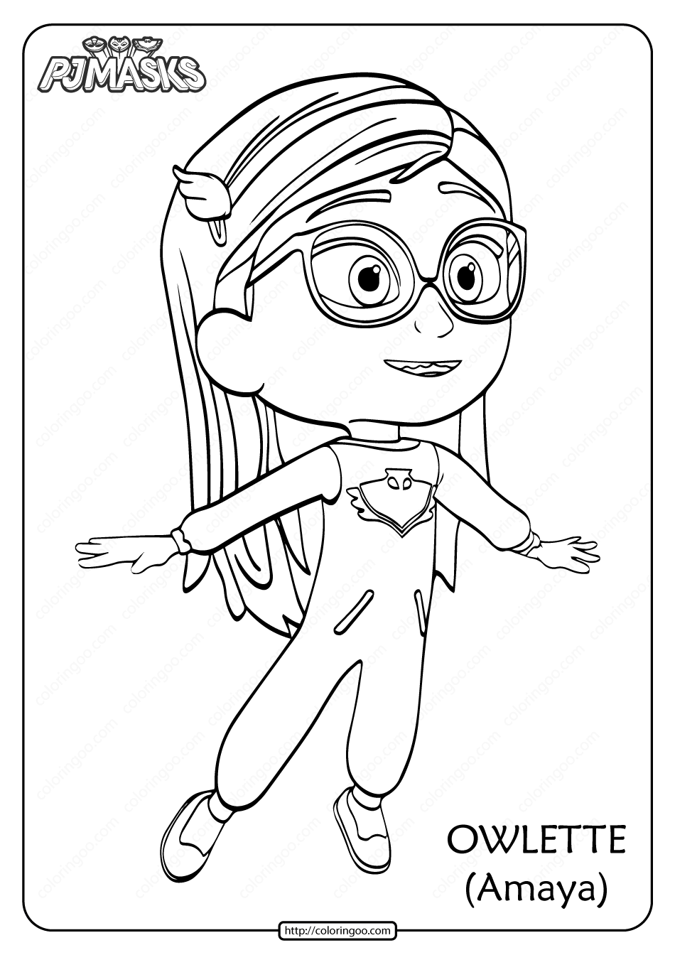 114 PJ Masks Coloring Pages Printable 9