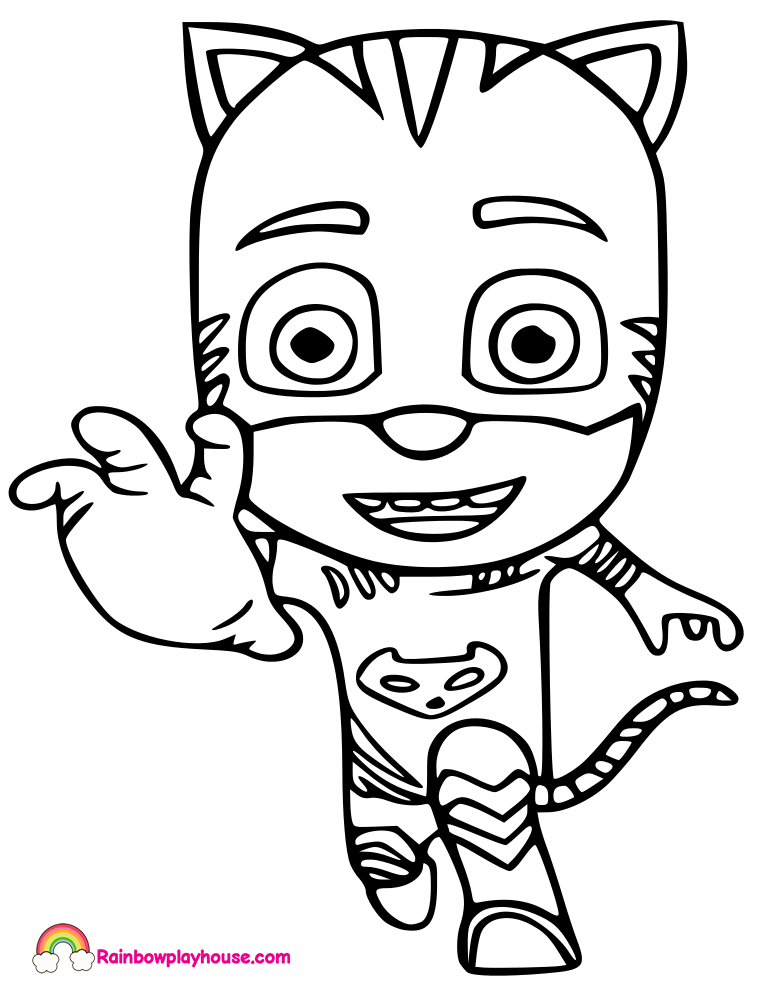 114 PJ Masks Coloring Pages Printable 92