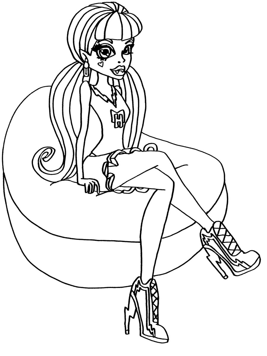 130 Monster High Coloring Pages Printable 105