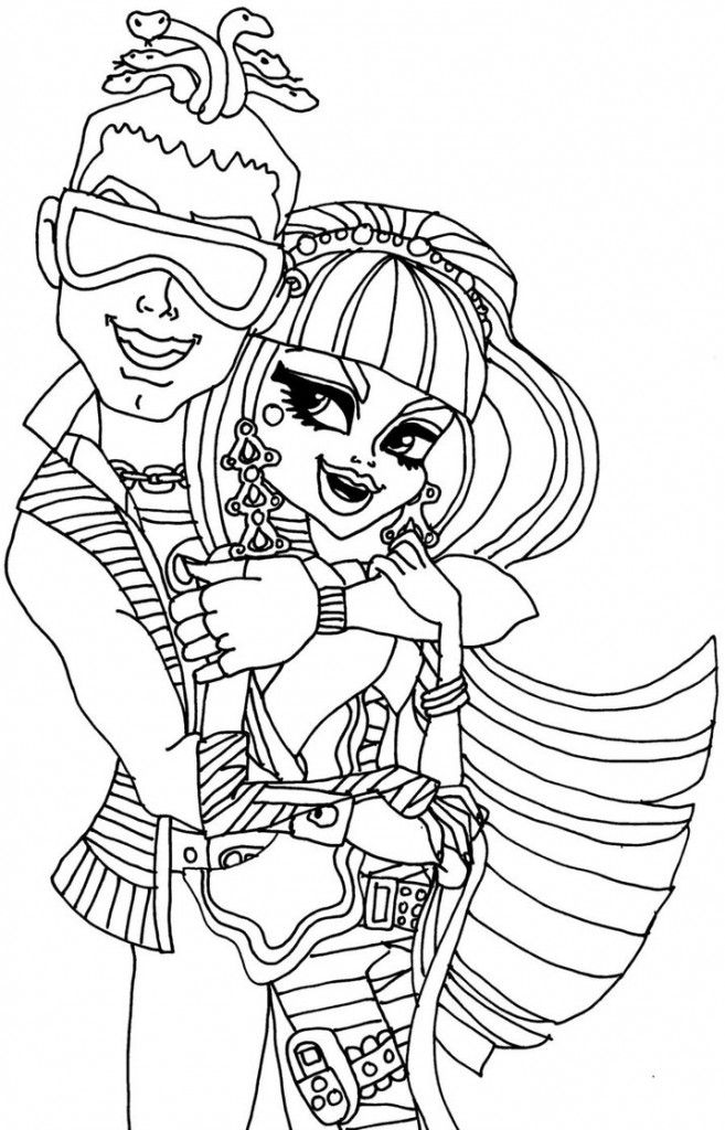 130 Monster High Coloring Pages Printable 108