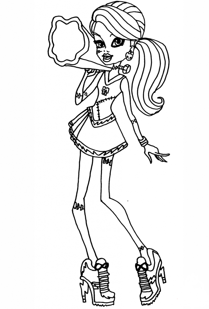 130 Monster High Coloring Pages Printable 109