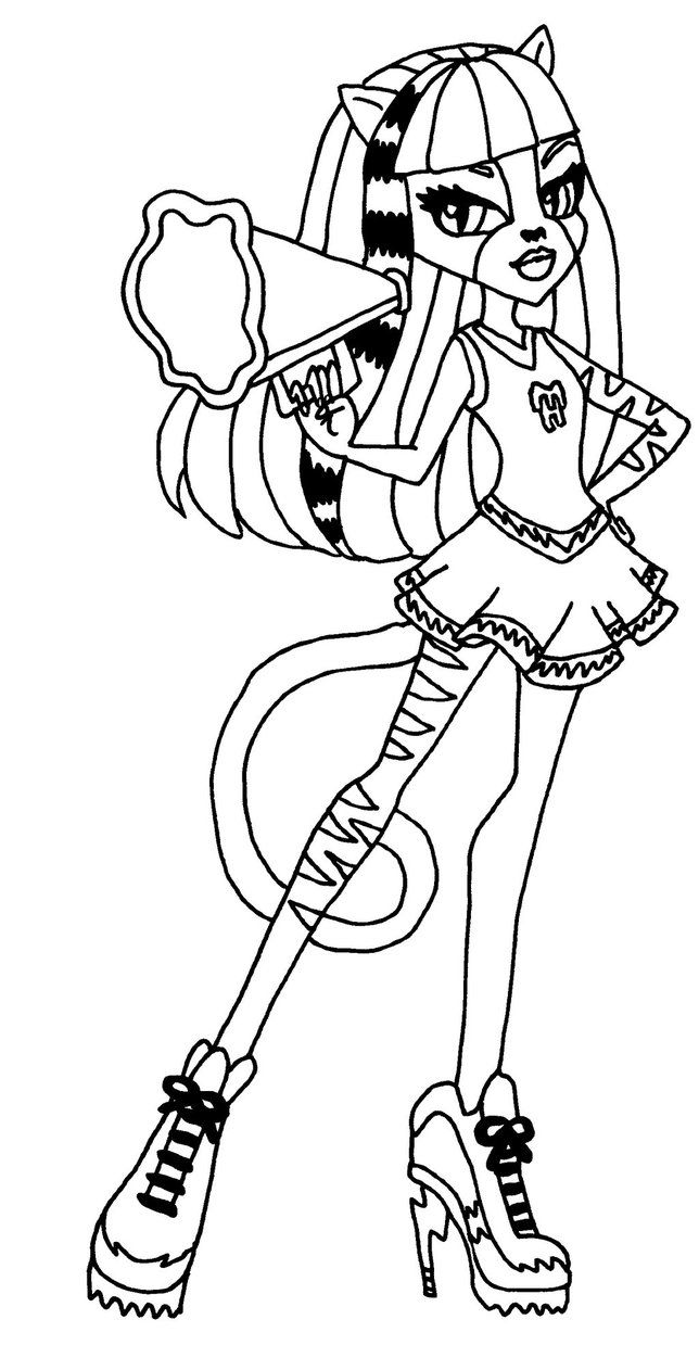 130 Monster High Coloring Pages Printable 110