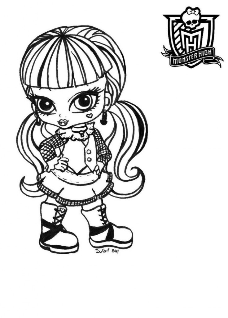 130 Monster High Coloring Pages Printable 111