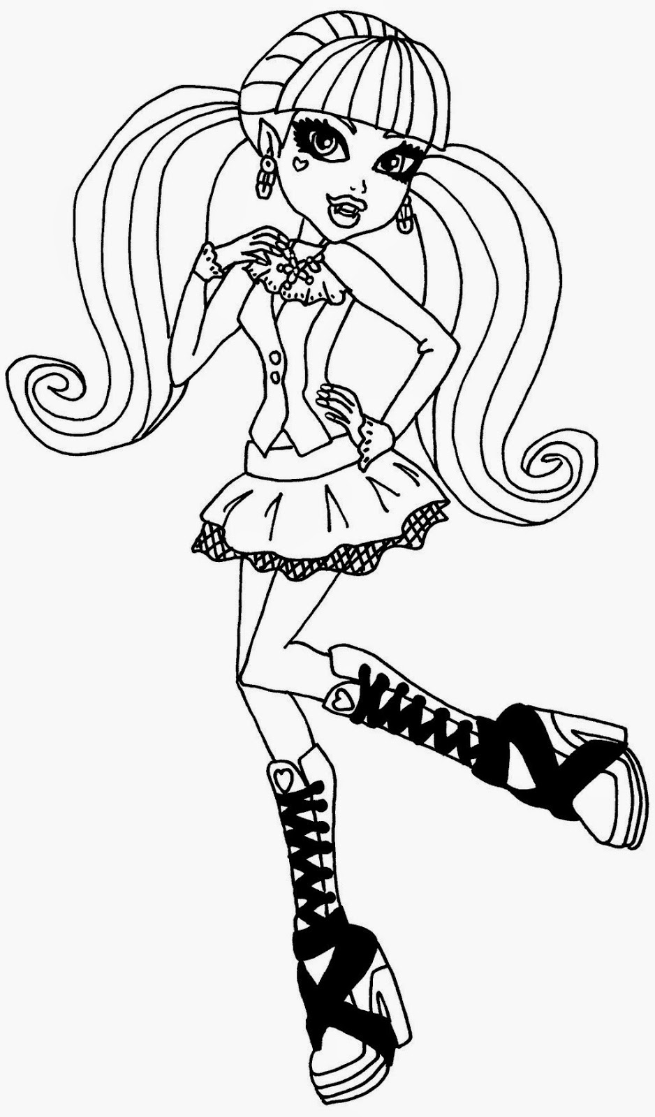 130 Monster High Coloring Pages Printable 115