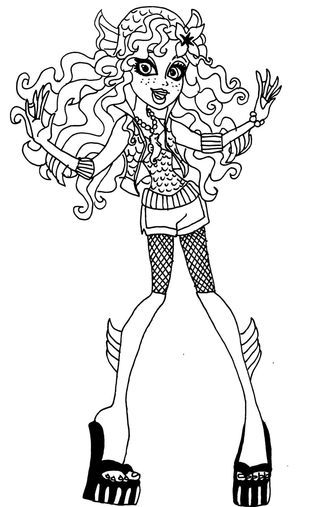 130 Monster High Coloring Pages Printable 116