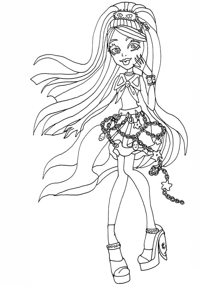 130 Monster High Coloring Pages Printable 120