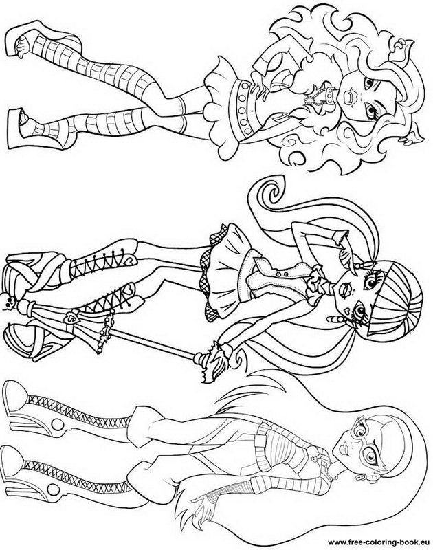 130 Monster High Coloring Pages Printable 18