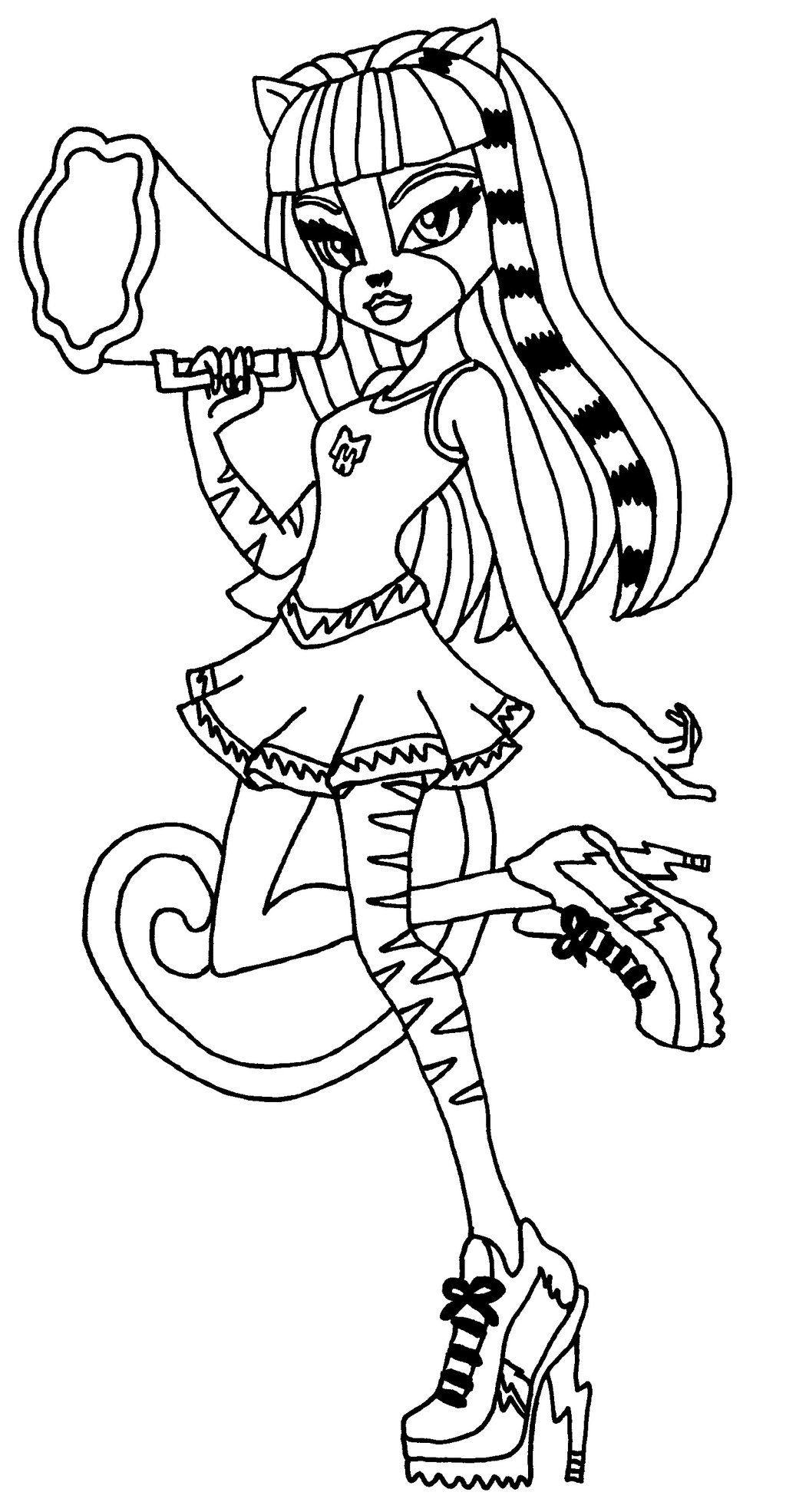 130 Monster High Coloring Pages Printable 22