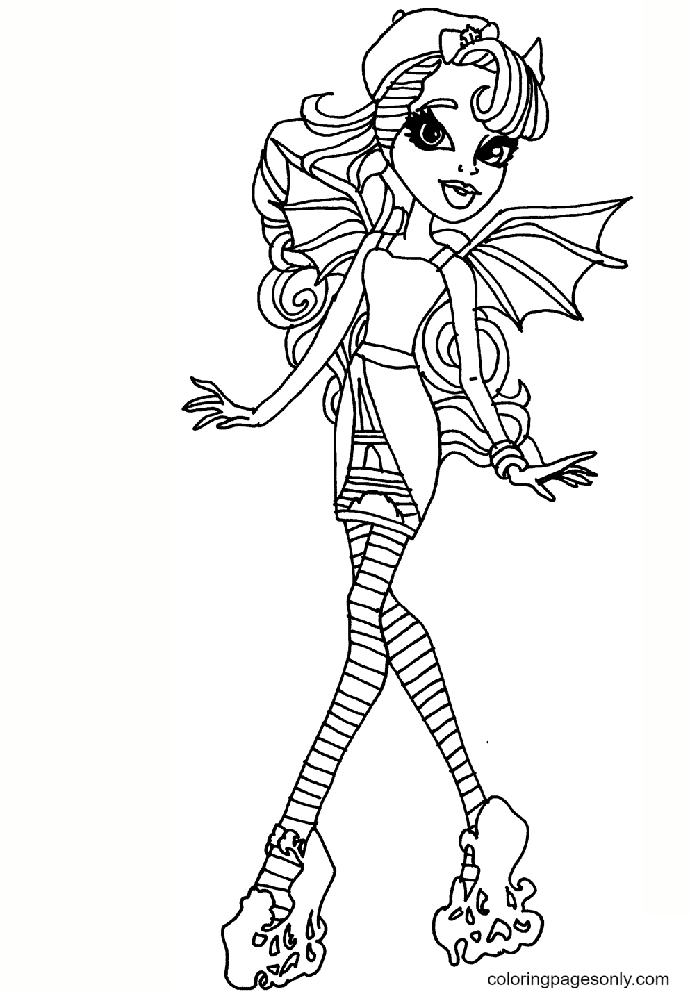 130 Monster High Coloring Pages Printable 25