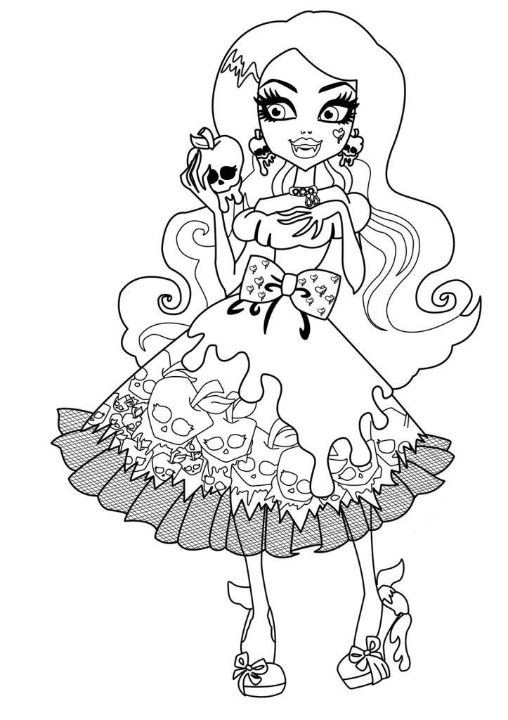 130 Monster High Coloring Pages Printable 27