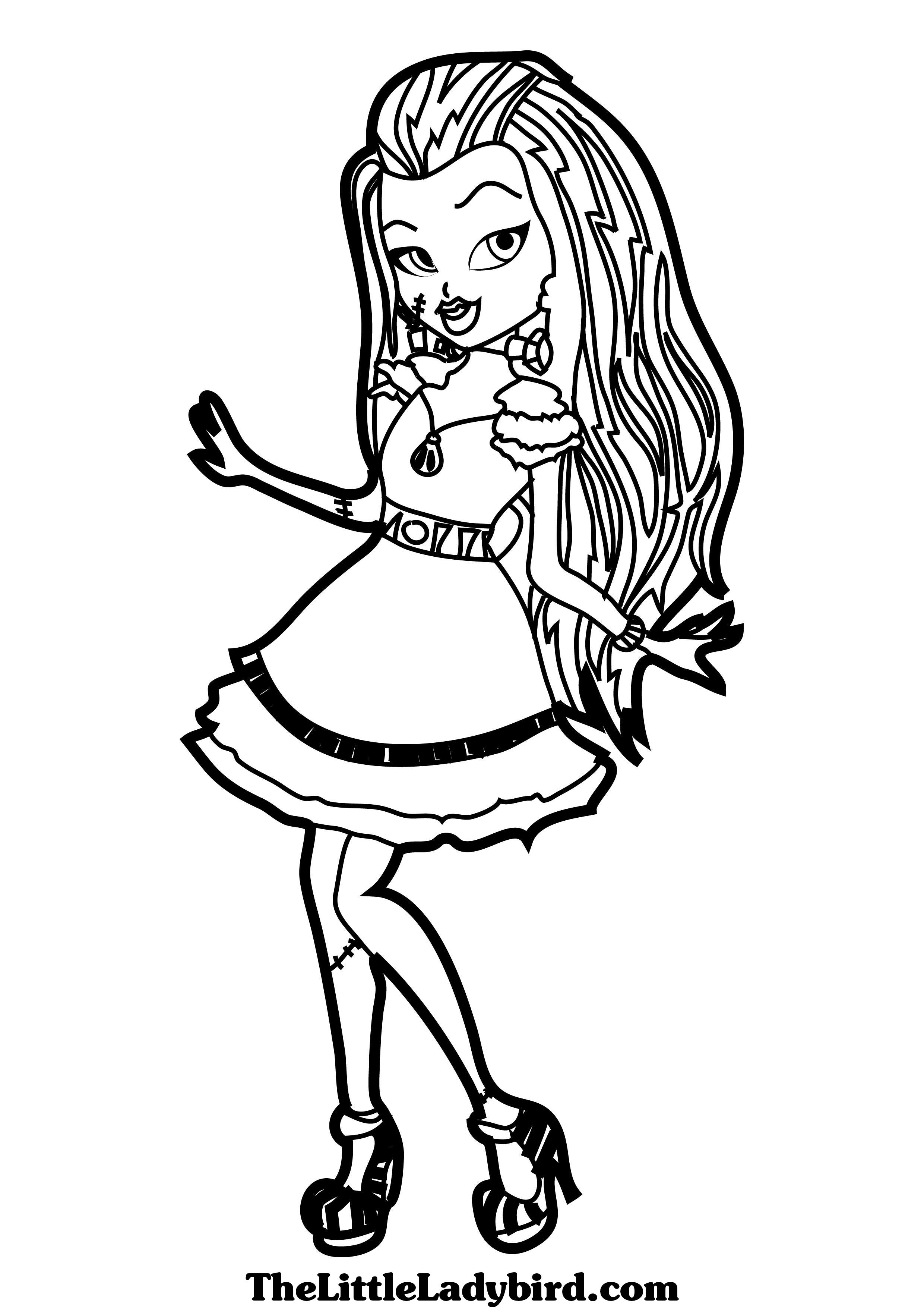 130 Monster High Coloring Pages Printable 32