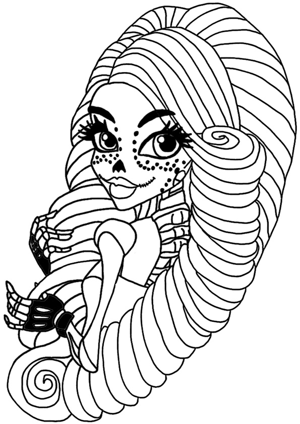 130 Monster High Coloring Pages Printable 33