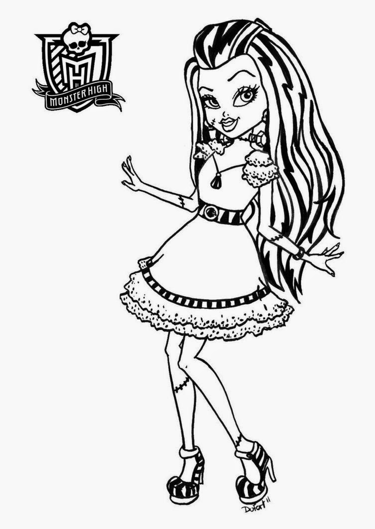 130 Monster High Coloring Pages Printable 35