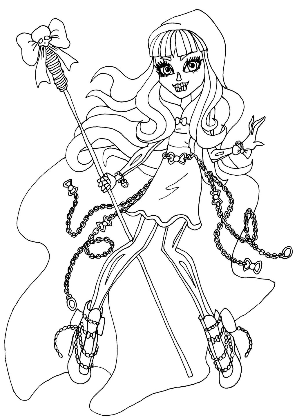 130 Monster High Coloring Pages Printable 38