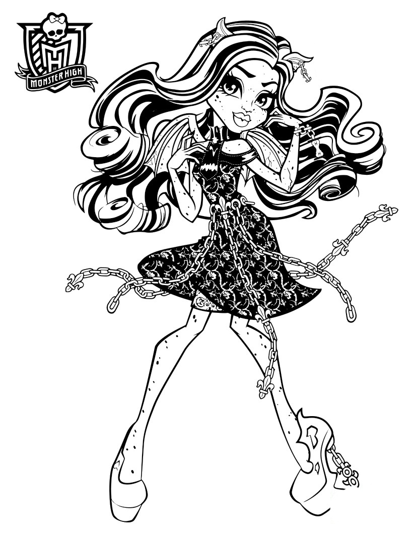 130 Monster High Coloring Pages Printable 41