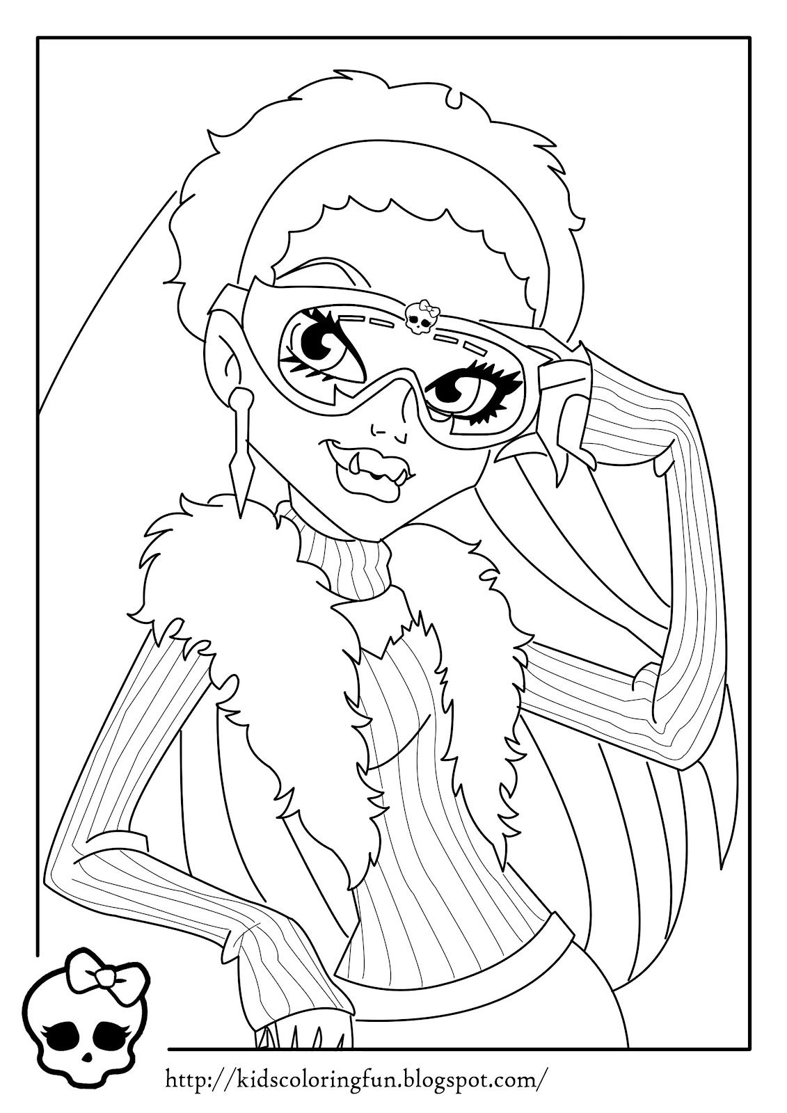 130 Monster High Coloring Pages Printable 42