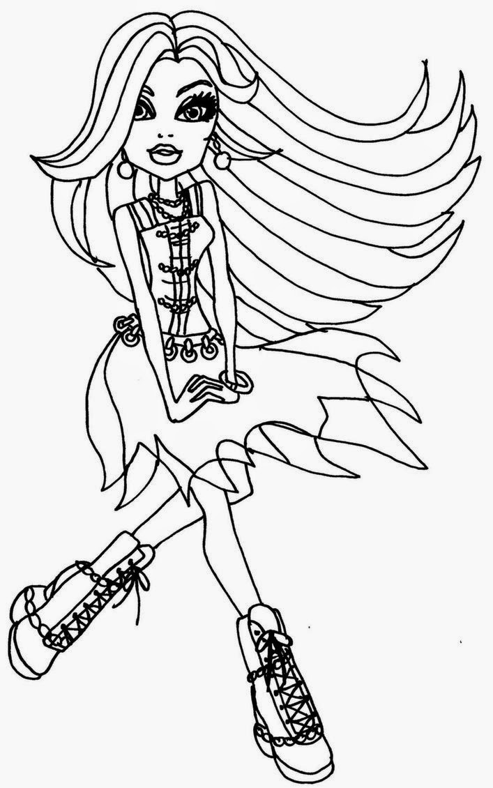 130 Monster High Coloring Pages Printable 43