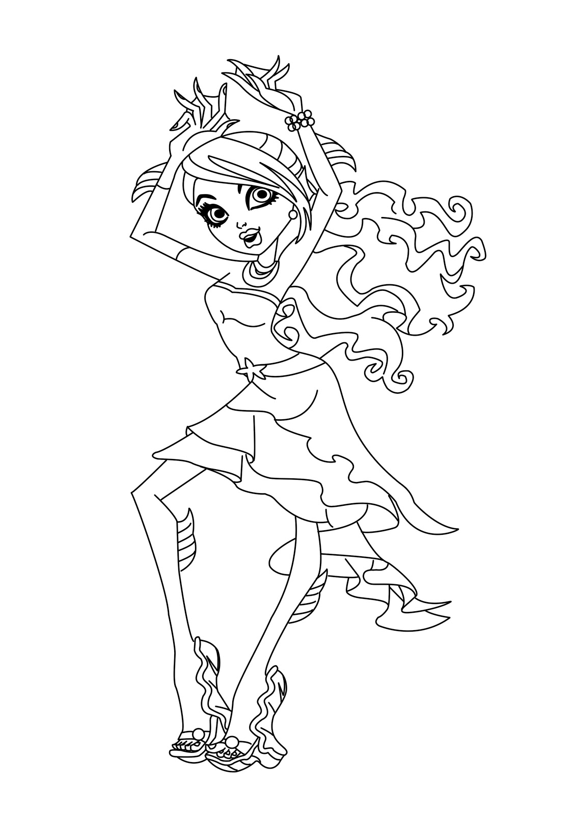 130 Monster High Coloring Pages Printable 45