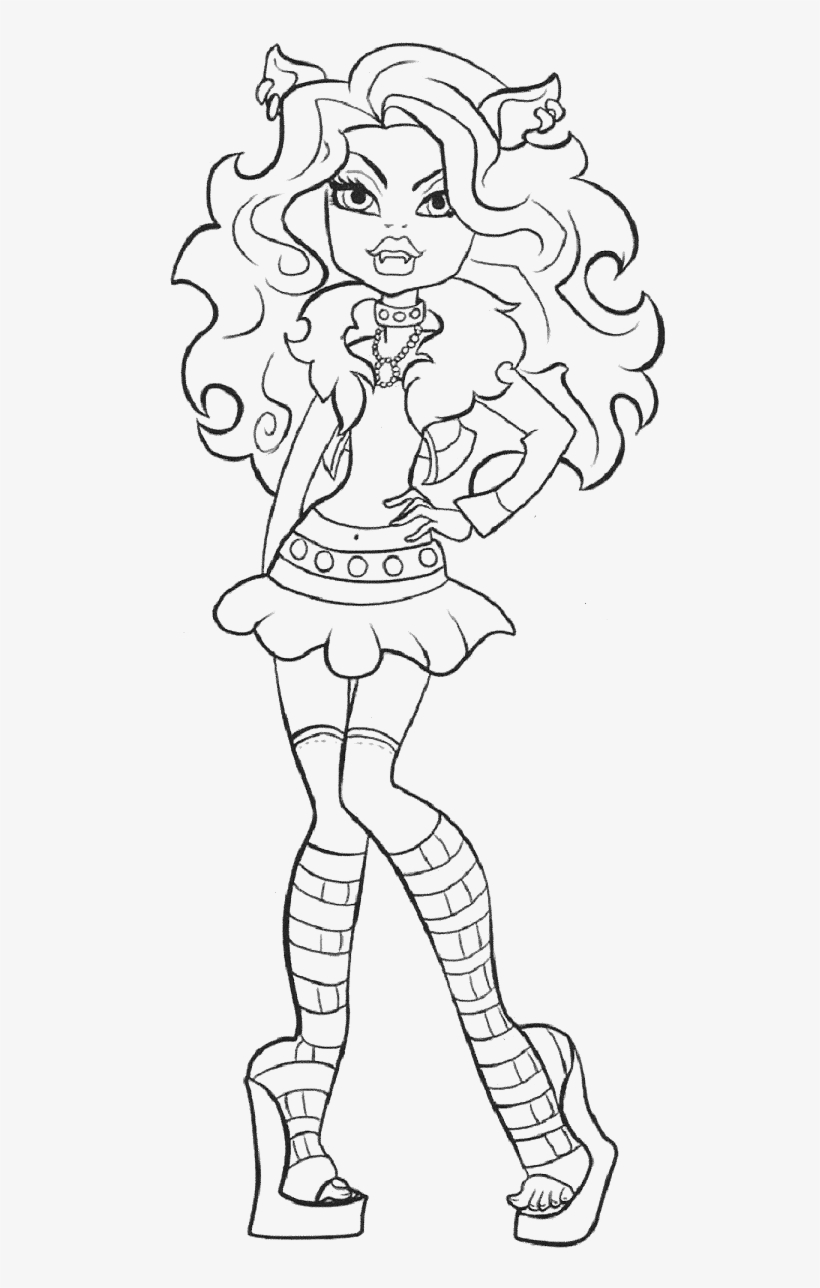 130 Monster High Coloring Pages Printable 46