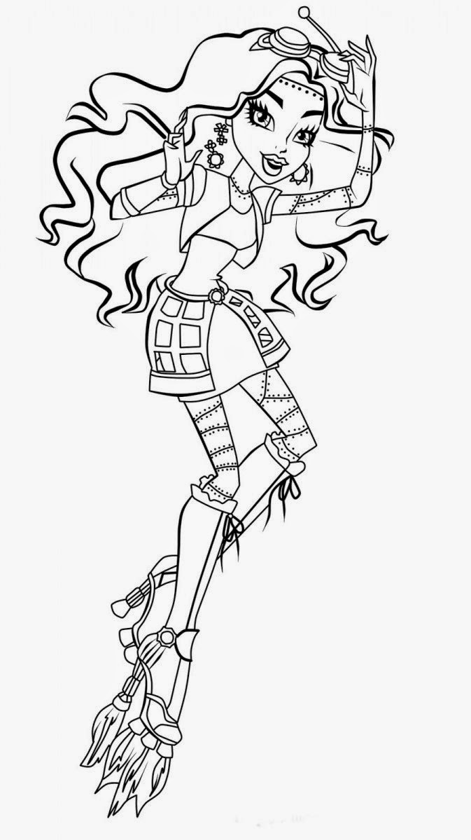 130 Monster High Coloring Pages Printable 47