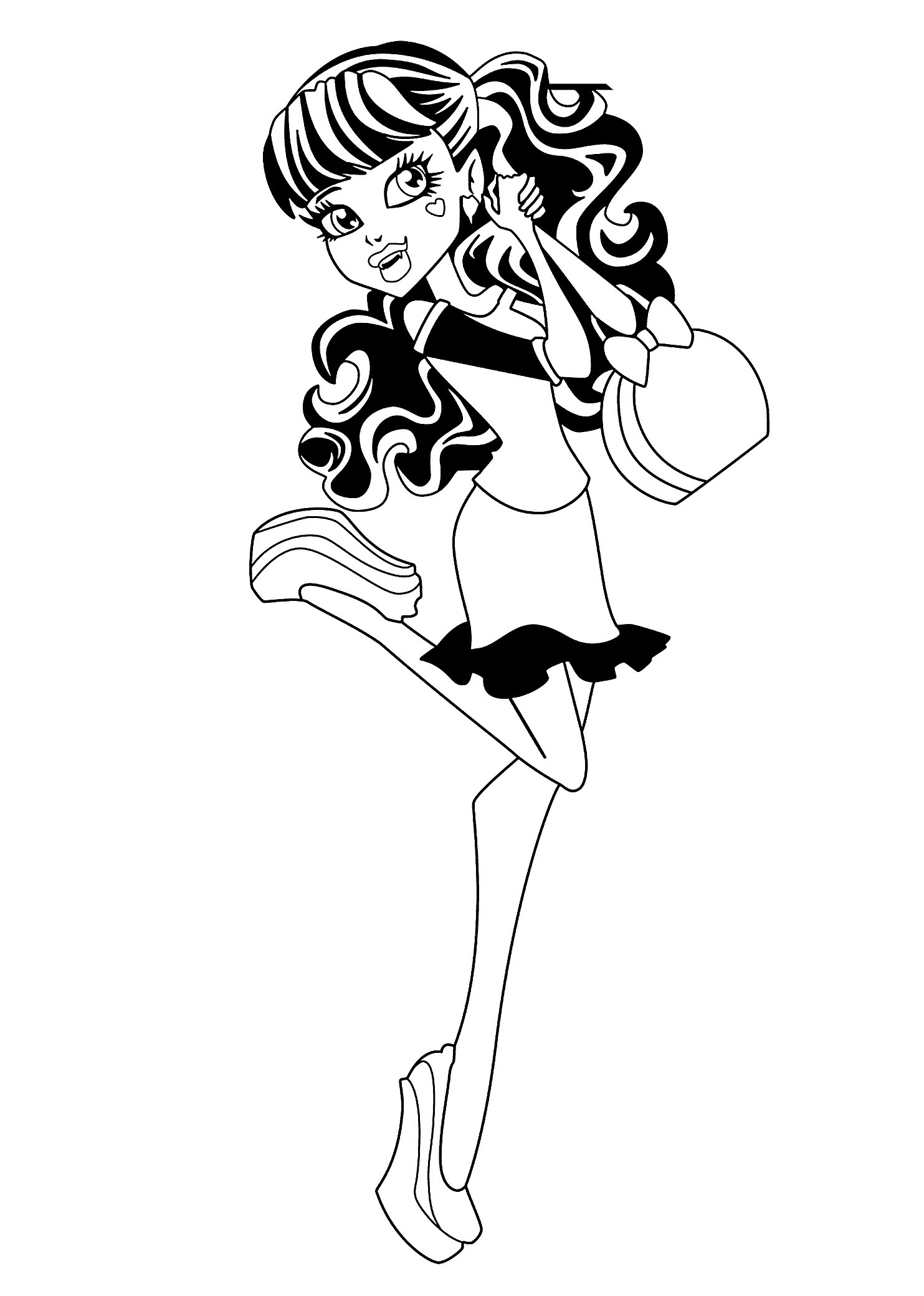 130 Monster High Coloring Pages Printable 49