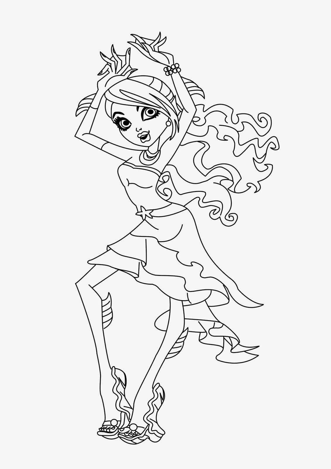 130 Monster High Coloring Pages Printable 50