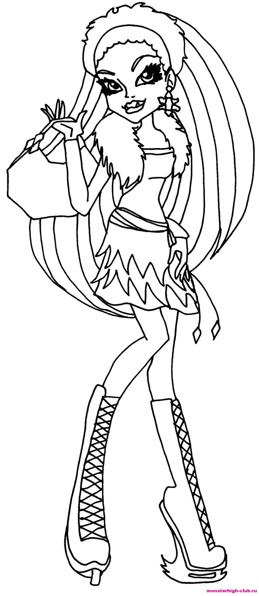 130 Monster High Coloring Pages Printable 51